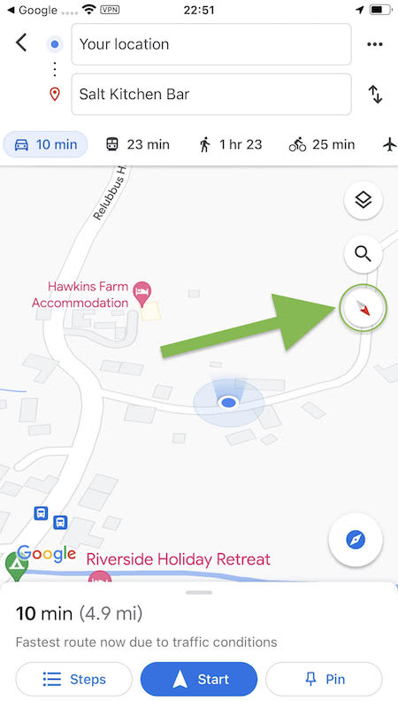 How To Rotate Google Maps - WebsitePromoter®