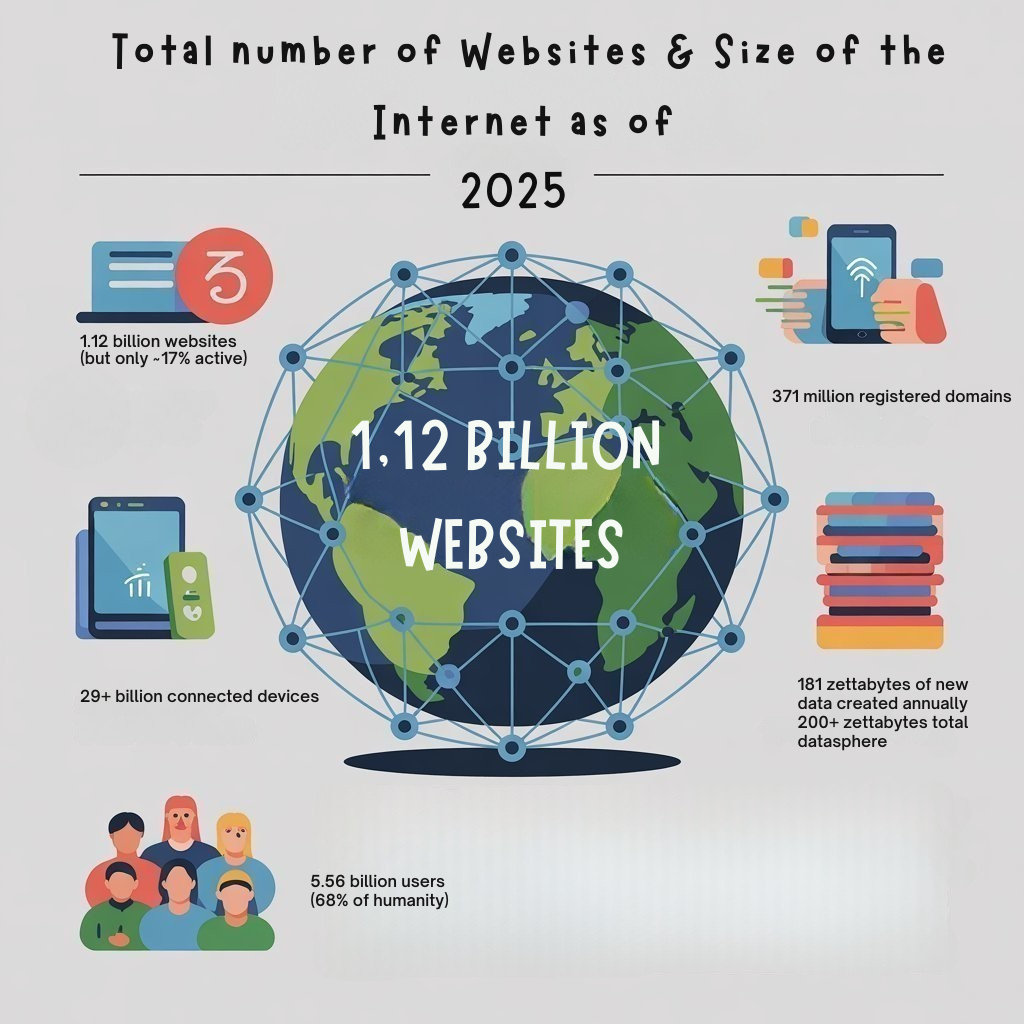 How Big is the Internet in 2025?